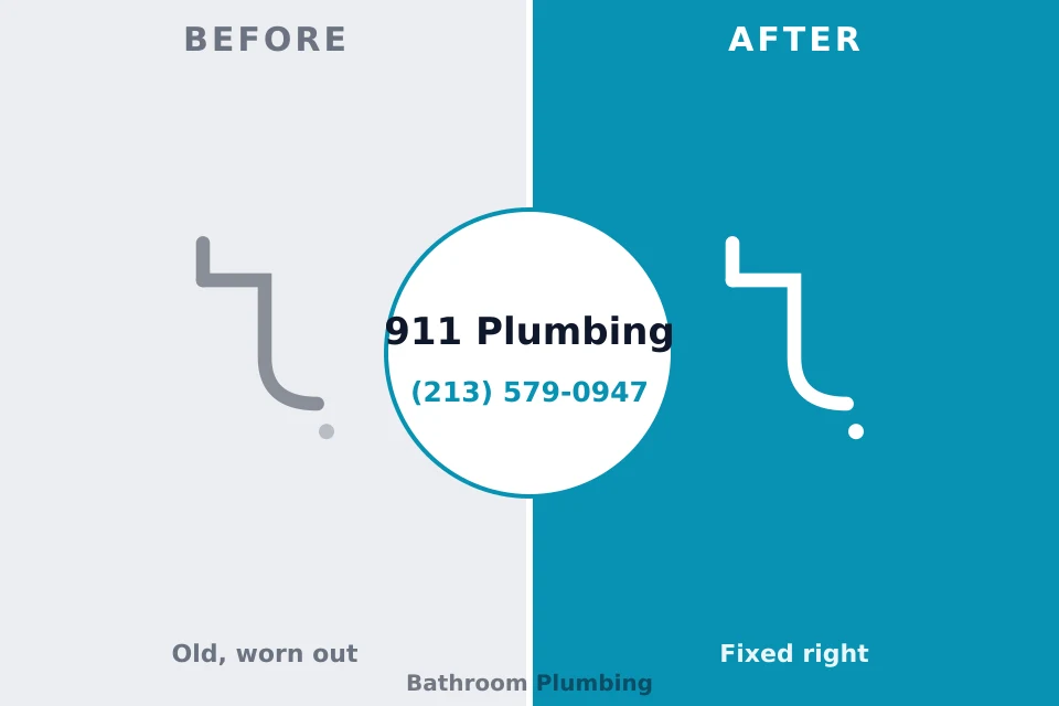 Before and after: plumbing repair Hopkinsville, KY